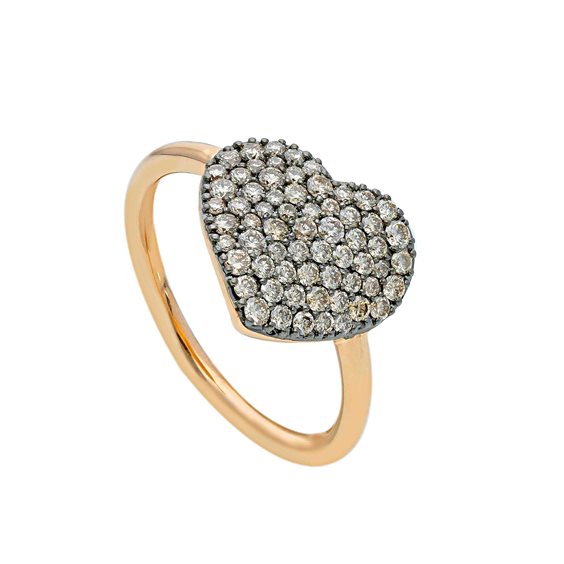 Anneau Babila Milano Femme in Or rosé Diamante Brown 0.71 Ct 184183 - 184183